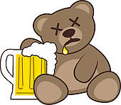 drunk bear